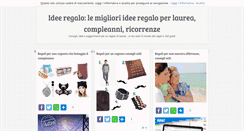 Desktop Screenshot of ideeregalodilaurea.it